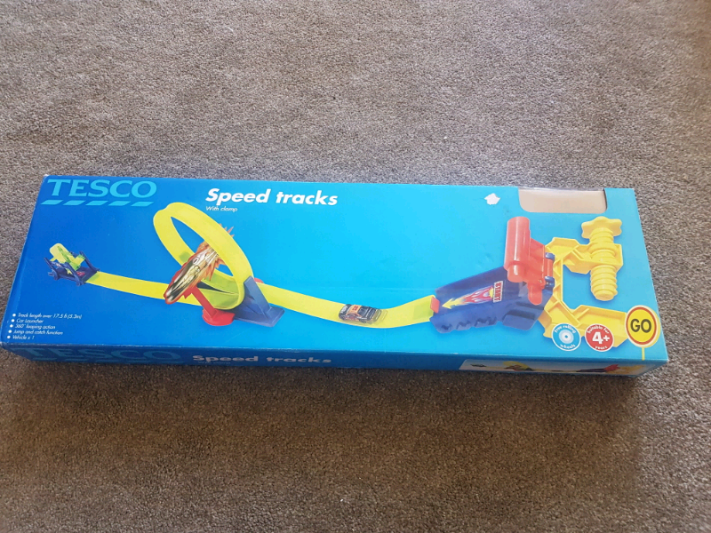 tesco hot wheels track
